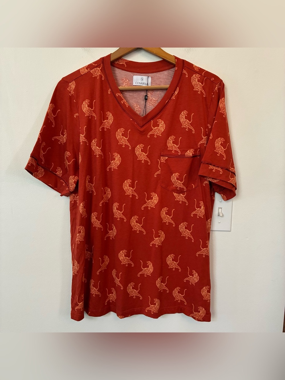 Cosabella Tiger Pajama PJ Shirt